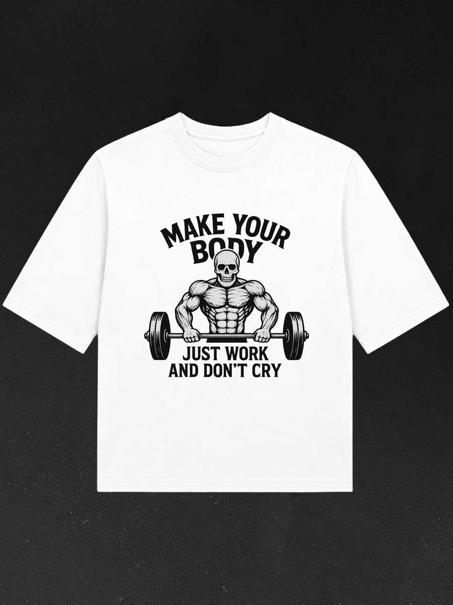 Футболка оверсайз MAKE YOUR  BODY — купить в LASTREP