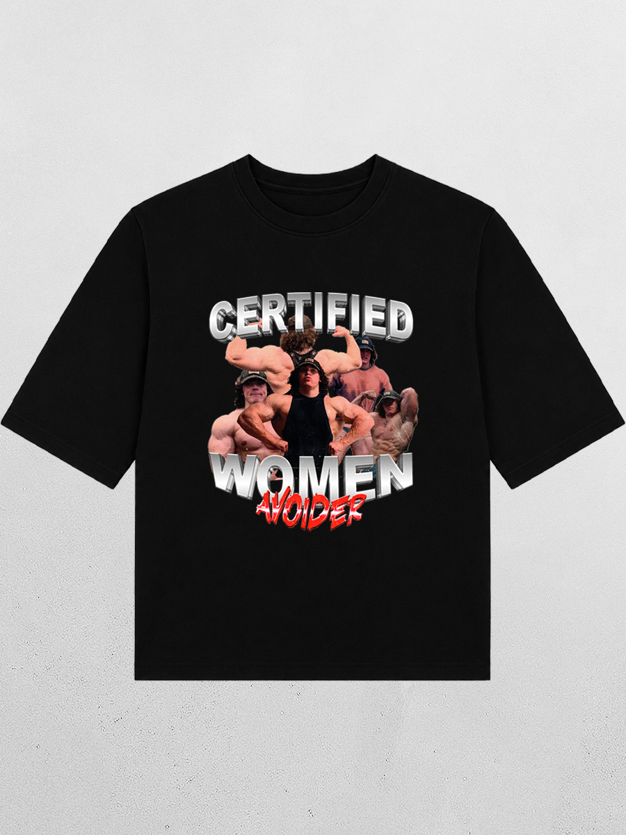 Футболка оверсайз CERTIFIED WOMEN AVOIDER